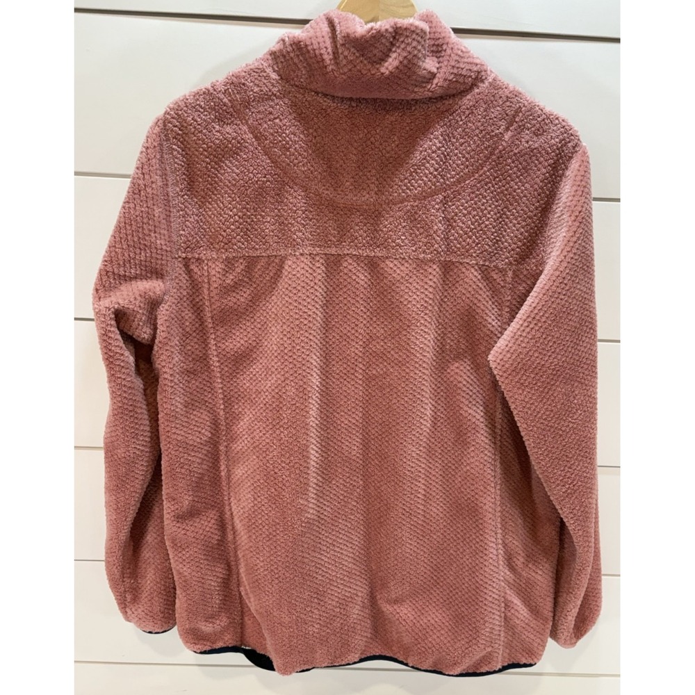 SIMPLY SOUTHERN LONG SLEEVE SOFT SHERPA Coral Pink PULLOVER SWEATSHIRT L Large - Picture 2 of 10